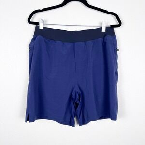 Fabletics Men's lined‎ Running Shorts Blue